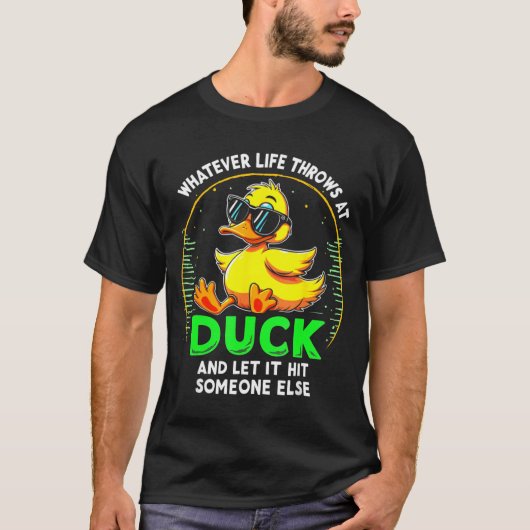 Funny Duck Graphic Tees Men Women Teens Funny Quot (Voorkant)