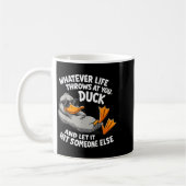 Funny Duck Graphic Tees Men Women Teens Funny Quot Koffiemok (Links)
