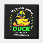 Funny Duck Graphic Tees Men Women Teens Funny Quot Magneet (Voorkant)