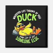 Funny Duck Graphic Tees Men Women Teens Funny Quot Magneet (Voorkant)