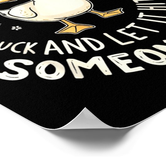 Funny Duck Graphic Tees Men Women Teens Funny Quot Poster (Hoek)