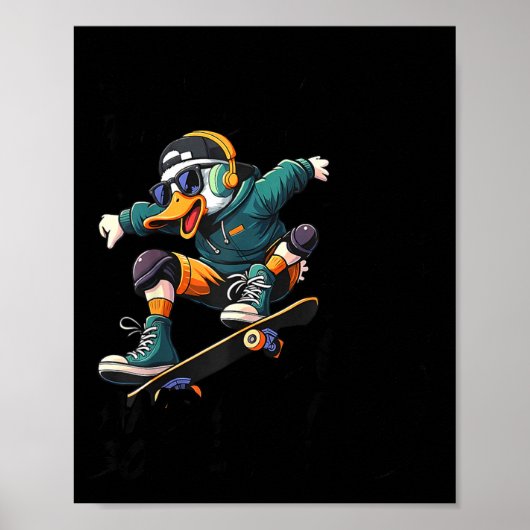 Funny Duck Graphic Tees Men Women Teens Funny Quot Poster (Voorkant)