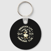 Funny Duck Graphic Tees Men Women Teens Funny Quot Sleutelhanger (Voorkant)