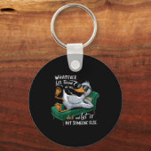 Funny Duck Graphic Tees Men Women Teens Funny Quot Sleutelhanger (Voorkant)