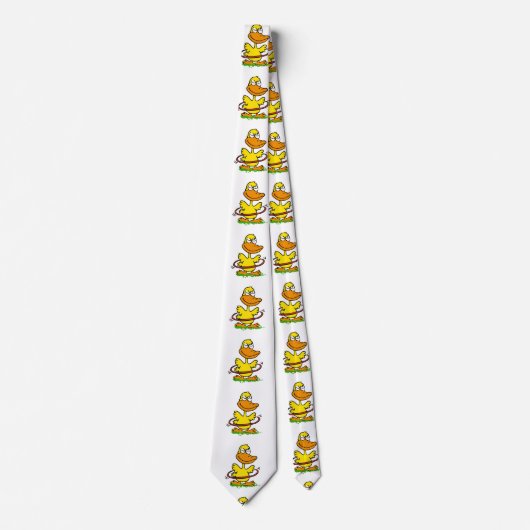 Funny duck hoepel | Achtergrondkleur kiezen Stropdas (Voorkant)