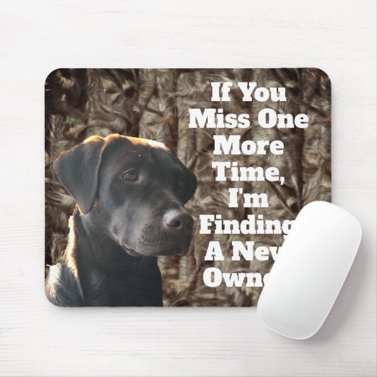Funny Duck Hunting Chocolate Lab Camo Muismat (Met muis)