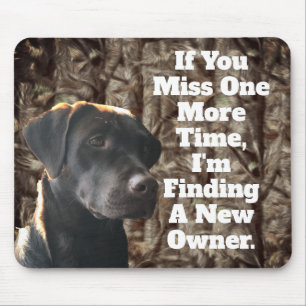 Funny Duck Hunting Chocolate Lab Camo Muismat