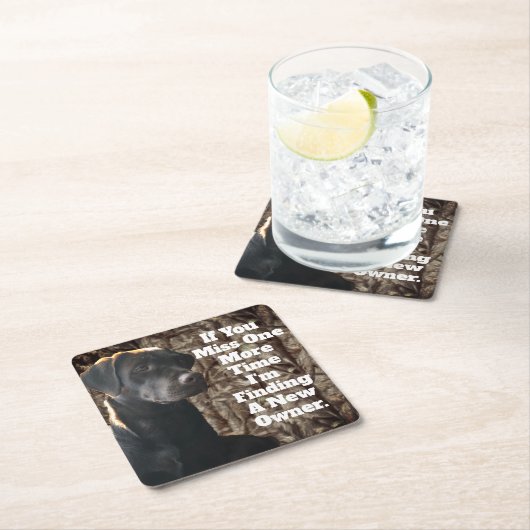 Funny Duck Hunting Chocolate Lab Camo Onderzetter (Insitu)