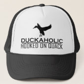 Funny Duck Hunting Duckaholic Trucker Pet (Voorkant)