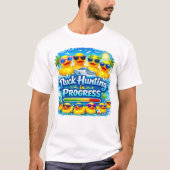 Funny Duck Hunting in Progress Cruise Shirt (Voorkant)