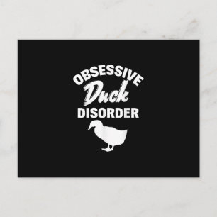 Funny Duck Hunting Odd Obsessief Duck Disorder Briefkaart