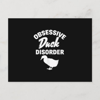 Funny Duck Hunting Odd Obsessief Duck Disorder Briefkaart