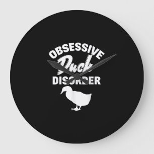 Funny Duck Hunting Odd Obsessief Duck Disorder Grote Klok