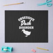 Funny Duck Hunting Odd Obsessief Duck Disorder Tissuepapier (Craft)