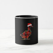 Funny Duck Kerstlight Red Pset Matching Mok (Midden)