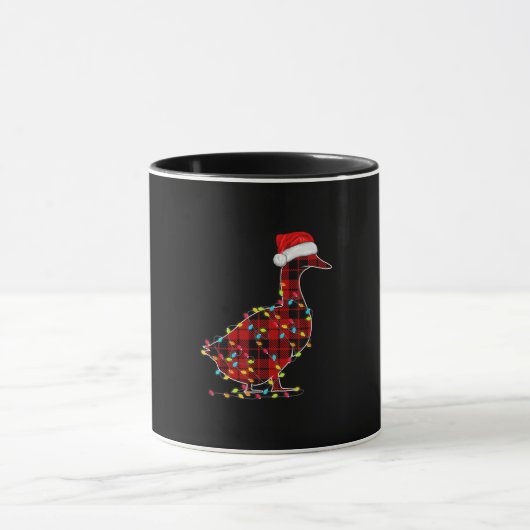Funny Duck Kerstlight Red Pset Matching Mok (Midden)