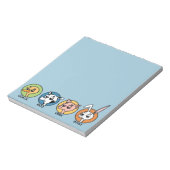 FUNNY DUCK KOE PIG EN RABBIT NOTITIEBLOK (Linkerzijde)