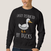 Funny Duck Lover Bird die Fan observeert Trui (Voorkant)