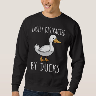 Funny Duck Lover Bird die Fan observeert Trui