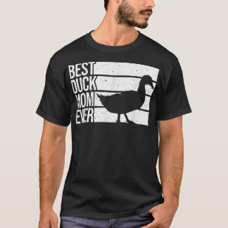 Funny Duck Mam Art for Women Girls Moederdag Du T-shirt