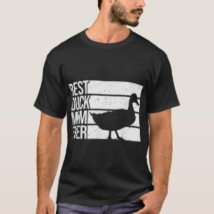Funny Duck Mam Art voor vrouwelijke meisjes Moeder T-shirt