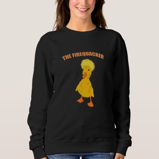 Funny Duck Meme An Exploding Duck heet Firequ Trui (Voorkant)