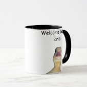 Funny Duck Meme – “Welcome to My Crib” Cute Animal Mok (Voorkant rechts)