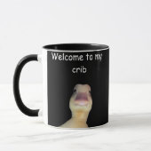 Funny Duck Meme – “Welcome to My Crib” Cute Animal Mok (Links)