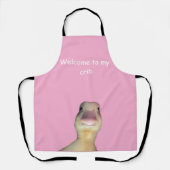 Funny Duck Meme – “Welcome to My Crib” Cute Animal Schort (Voorkant)