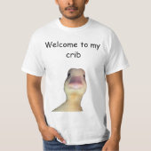 Funny Duck Meme – “Welcome to My Crib” Cute Animal T-shirt (Voorkant)