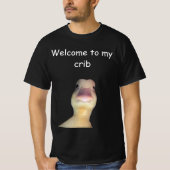 Funny Duck Meme – “Welcome to My Crib” Cute Animal T-shirt (Voorkant)