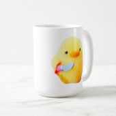 Funny Duck Meme with Knife for Meme Lovers Mug Koffiemok (Voorkant rechts)