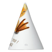 Funny Duck Paper Party Pet Smile - Aangepaste teks Feesthoedjes (Rechts)