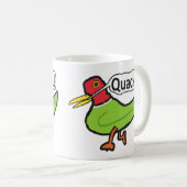 Funny Duck Quacking Koffiemok (Voorkant rechts)