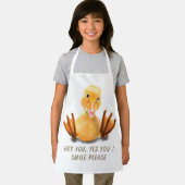 Funny Duck Schort Smile - Aangepaste tekst (Insitu)