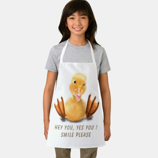 Funny Duck Schort Smile - Aangepaste tekst (Insitu)