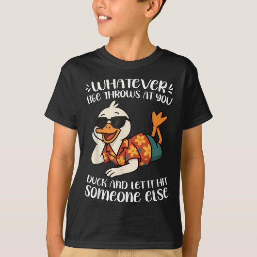 Funny Duck Shirt Funny Quote Graphic T - shirts vo (Voorkant)