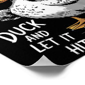 Funny Duck Shirt Funny Quote Graphic Tees For Men Poster (Hoek)