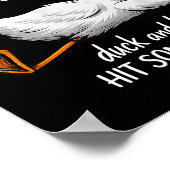 Funny Duck Shirt Funny Quote Graphic Tees For Men Poster (Hoek)