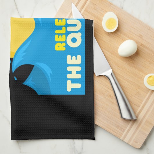 Funny Duck Theedoek (Quarter Fold)