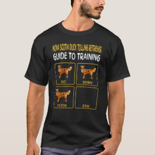 Funny Duck Tolling Retrievers Gids voor training D T-shirt