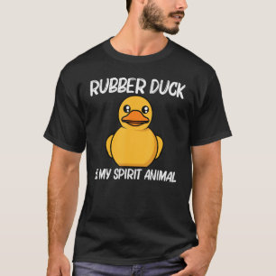Funny Duck voor mannen Gele Duckie Water Bird  T-shirt