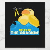 Funny Duck Wijn Etiket (Enkel label)