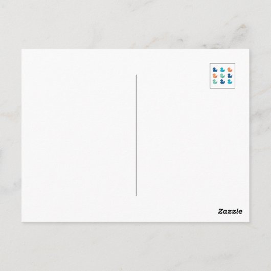 Funny Ducks and Quack Float Puns Quote Design Briefkaart (Achterkant)