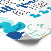 Funny Ducks and Quack Float Puns Quote Design Poster (Hoek)