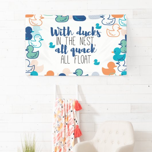 Funny Ducks and Quack Float Puns Quote Design Spandoek (Insitu)