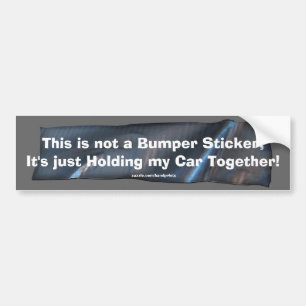 Funny Duct Tape Bumpersticker voor uw auto