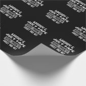 Funny Duct Tape Husband Whiskey Lover Vader Cadeaupapier (Hoek)