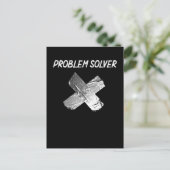 Funny Duct Tape Joke Lazy Sarcastic Husband vader Briefkaart (Staand voorkant)