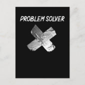 Funny Duct Tape Joke Lazy Sarcastic Husband vader Briefkaart (Voorkant)